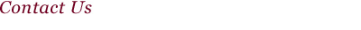 Contact Us
